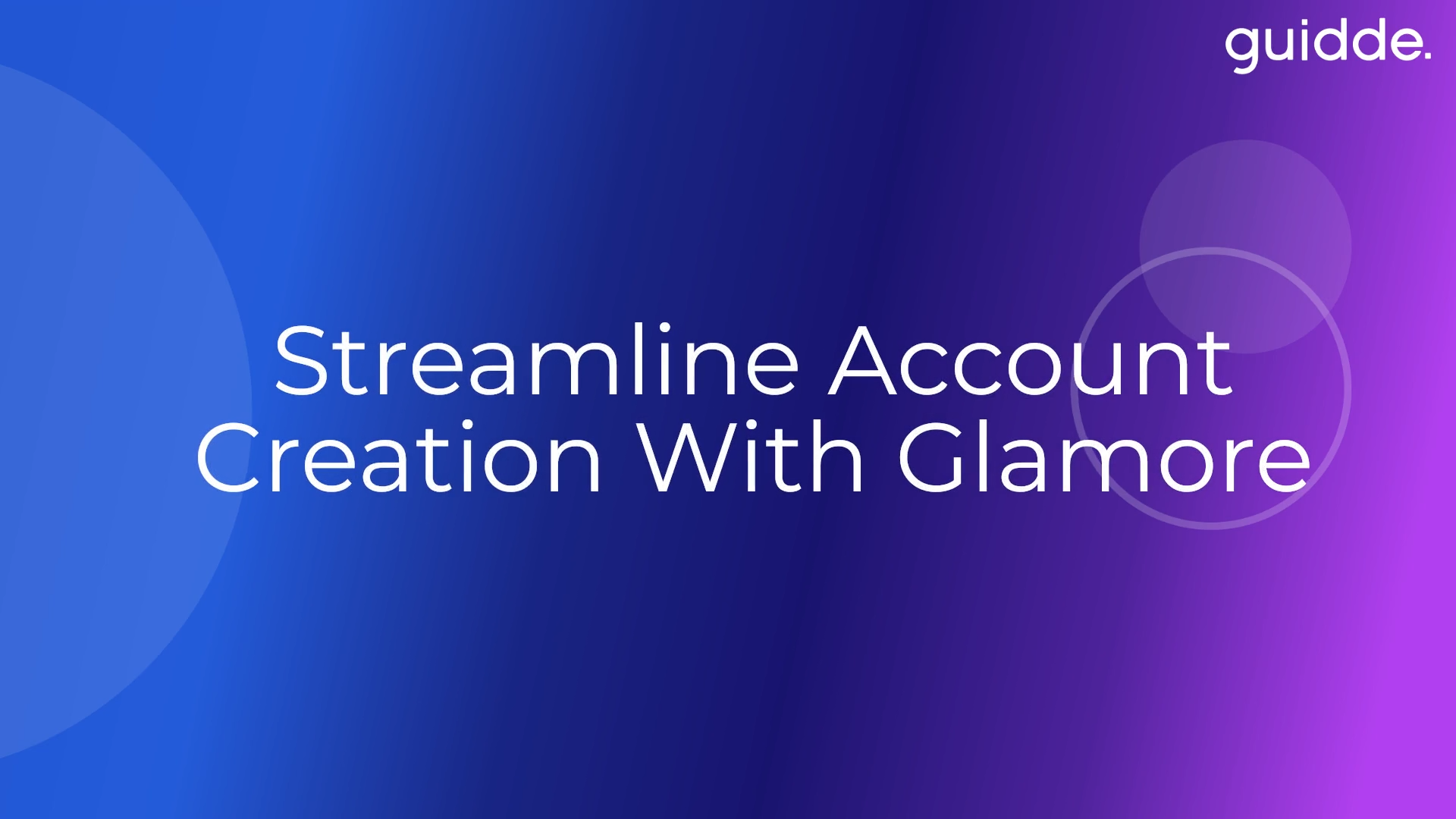 New to Glamore? How Can You Sign Up in Minutes?-img